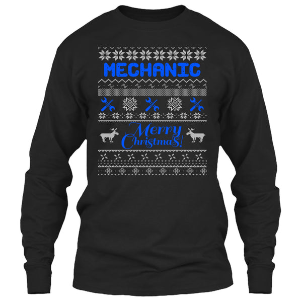 Mechanic Merry Christmas T Shirt, Coolest Mechanic T Shirt