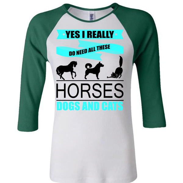 I Really Do Need All These Horses T Shirt, I Love Horses T Shirt, Awesome T-Shirts