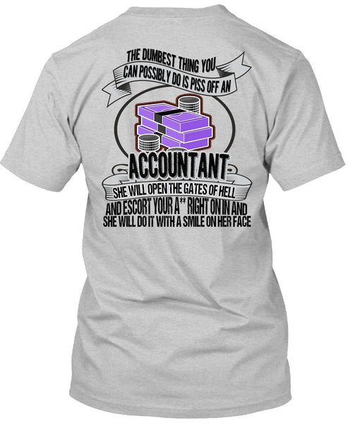 She Will Open The Gates Of Hell T Shirt, I Love Accountant T Shirt