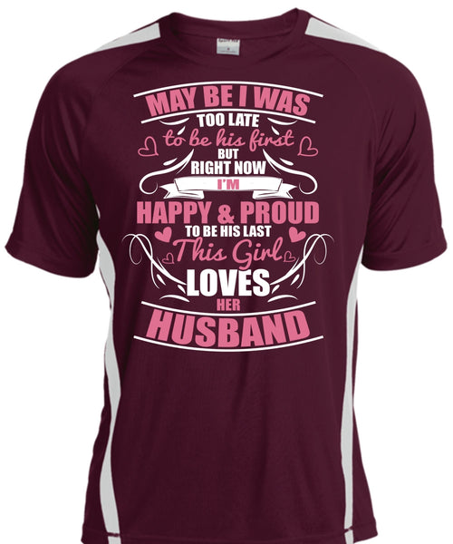 This Girl Loves Her Husband T Shirt, I'm Happy And Proud T Shirt, Cool Shirt