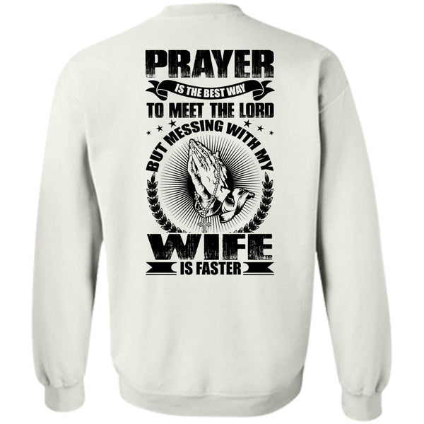 A black t-shirt with the shopify logo