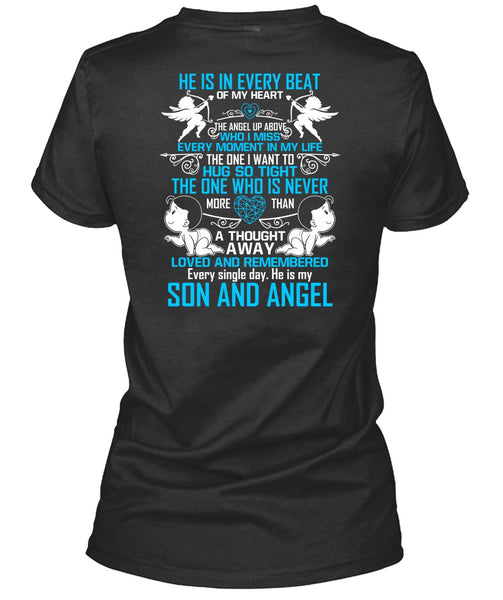 Beat Of My Heart T Shirt, Son And Angel T Shirt