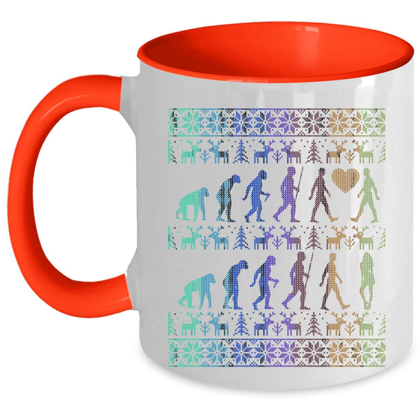 Christmas Gift For Couple Coffee Mug, Cute Couple Accent Mug