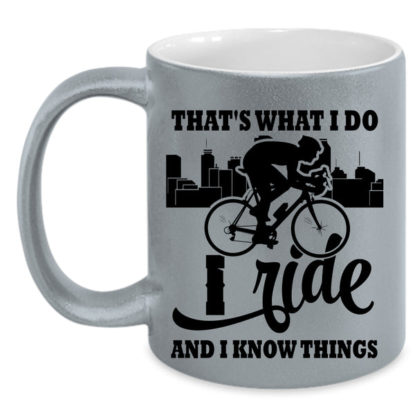 I Love Riding Coffee Mug, I Ride Accent Mug