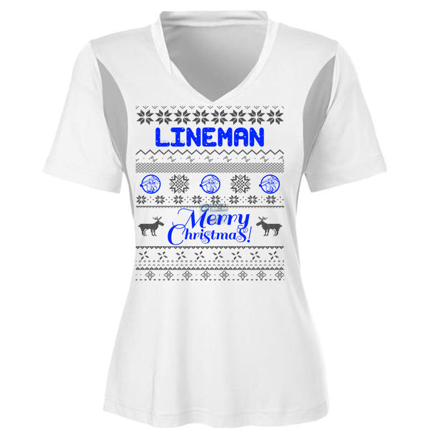 Lineman Merry Christmas T Shirt, I Love Lineman T Shirt, Awesome T-Shirts