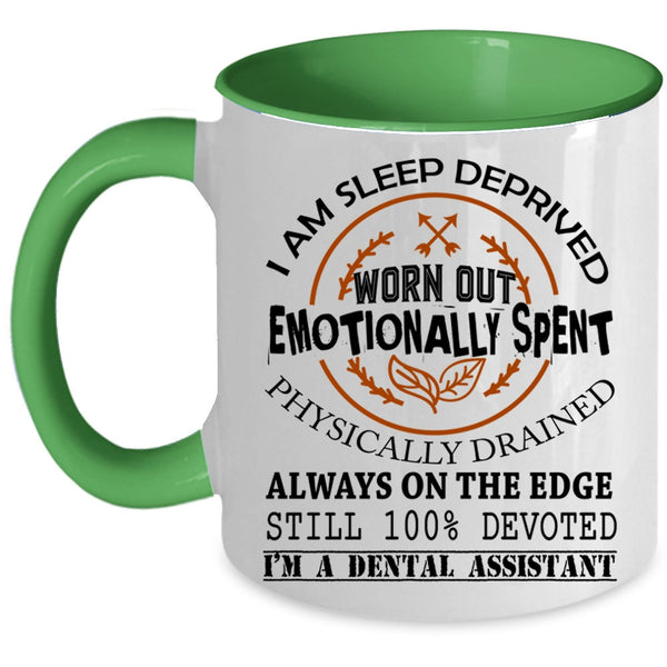 Awesome Dental Assistant Coffee Mug, I'm A Dental Assistant Accent Mug