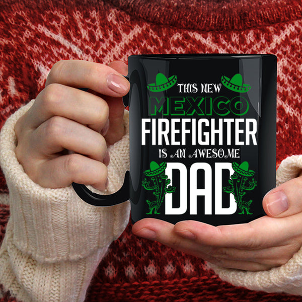 This New Mexico Firefighter Coffee Mug, Awesome Dad Coffee Cup