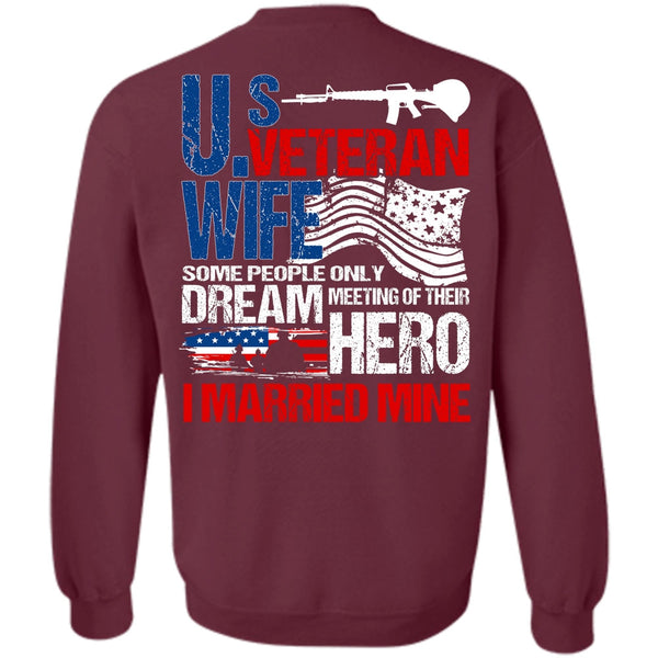 I Married Mine T Shirt, I Love Veteran Sweatshirt