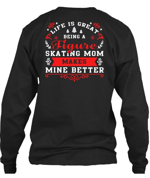 Being A Figure Skating Mom T Shirt, Calls Me A Mom T Shirt