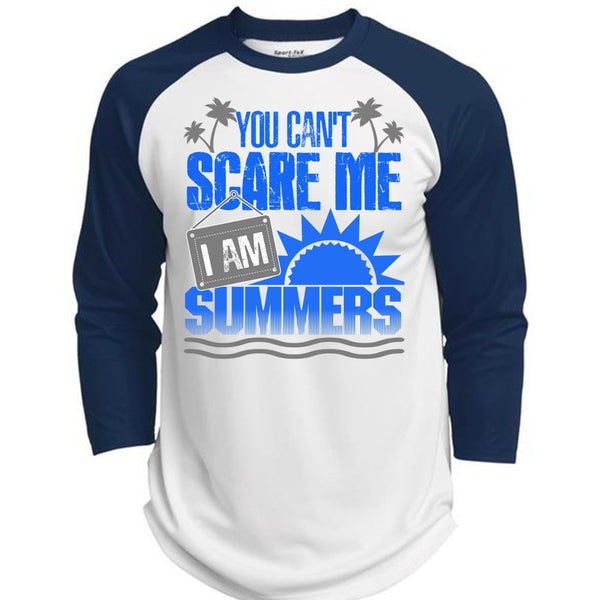 You Can't Scare Me T Shirt, I Love Summer T Shirt, Awesome T-Shirts  (Polyester Game Baseball Jersey)