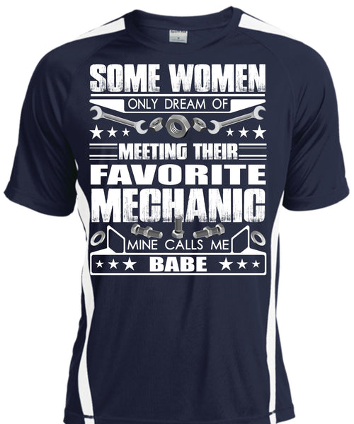 Favorite Mechanic T Shirt, Calls Me Babe T Shirt, Cool Shirt