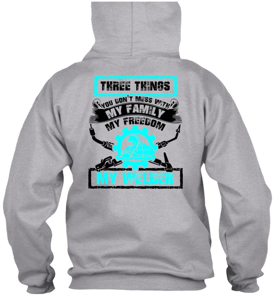 My Family My Freedom My Welder T Shirt, I Love Welding T Shirt