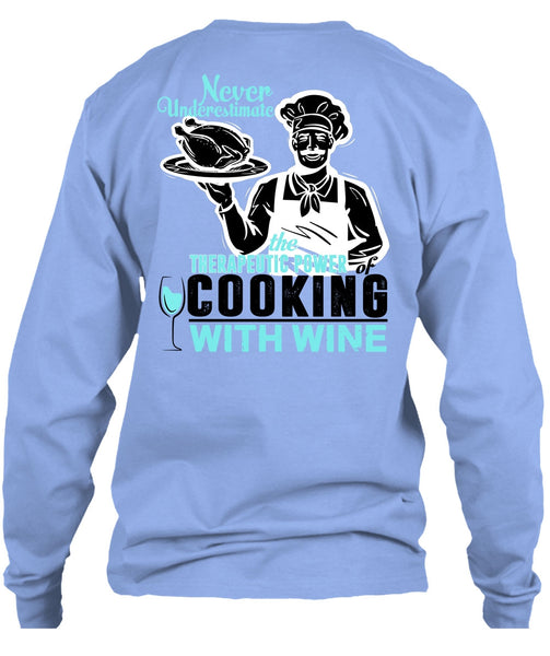 Cooking With Wine T Shirt, I Love Cooking T Shirt