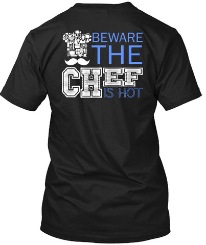 A black t-shirt with the shopify logo