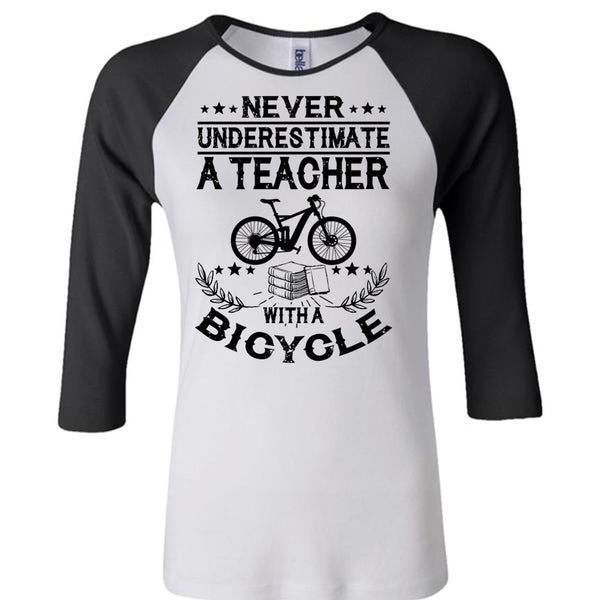 Teacher With A Bicycle T Shirt, I Love Teaching T Shirt, Awesome T-Shirts