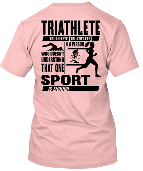 Triathlete T Shirt, I Love Running T Shirt