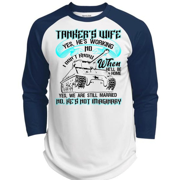 Tanker's Wife T Shirt, I Love Wife T Shirt, Awesome T-Shirts  (Polyester Game Baseball Jersey)