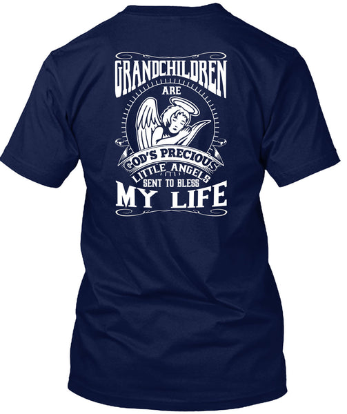 Grandchildren Are God's Precious Little Angels T Shirt, Being A Grandkid T Shirt