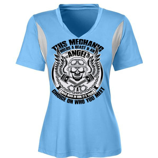 This Mechanic Holds A Beast T Shirt, I Love Mechanic T Shirt, Awesome T-Shirts