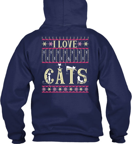I Love Cats T Shirt, This Girl Loves Christmas T Shirt