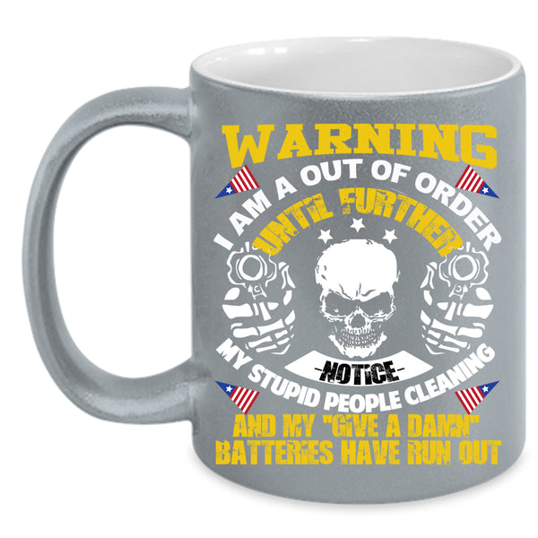 Cool Veteran Coffee Mug, American Flag Coffee Cup