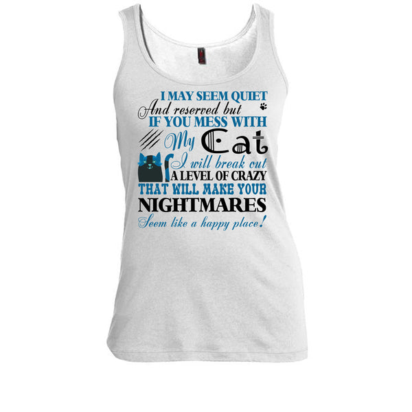 If You Mess With My Cat T Shirt, I Love My Cat T Shirt, Awesome t-shirts