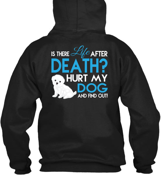 Hurt My Dog And Find Out T Shirt, Is There Life After Death T Shirt