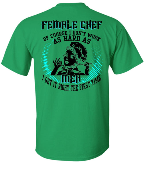 Female Chef T Shirt, I Love Chef T Shirt