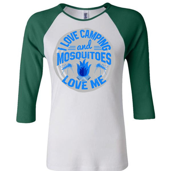 I Love Camping And Mosquitoes Love Me T Shirt, I Love Camping T Shirt, Awesome T-Shirts