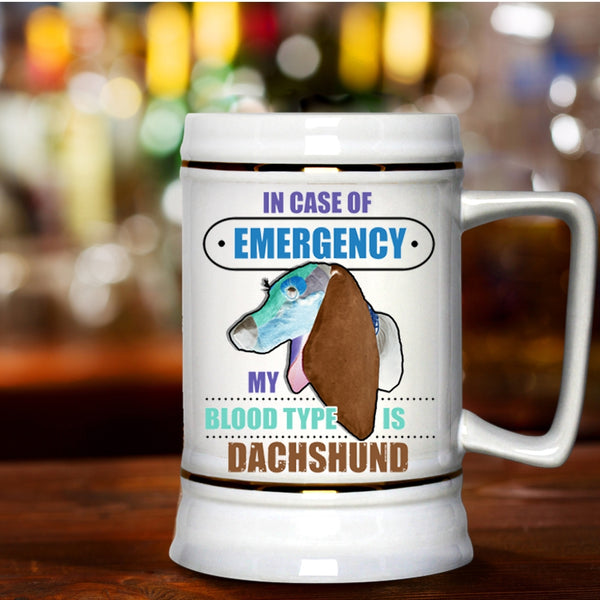 Gift For Dog Lovers Beer Stein 22oz, My Dachshund Beer Mug