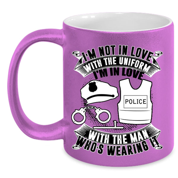 I'm In Love With The Man Who's Wearing It Coffee Mug, I'm Not In Love With The Uniform Accent Mug