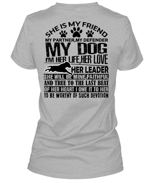 My Defender My Dog T Shirt, I Love My Dog T Shirt