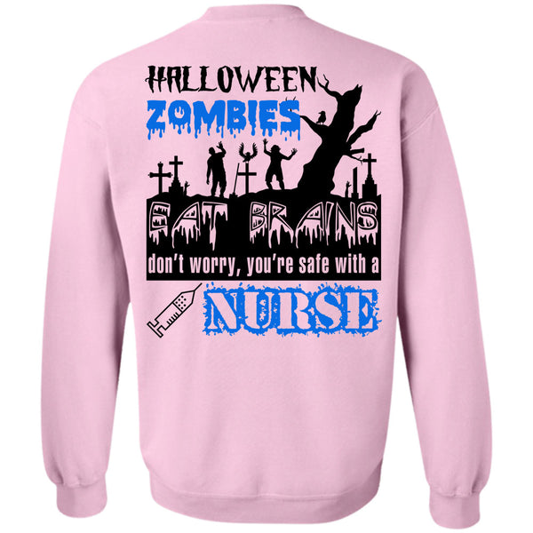 Wait For Halloween T Shirt, Halloween Zombies Eat Brains Sweatshirt