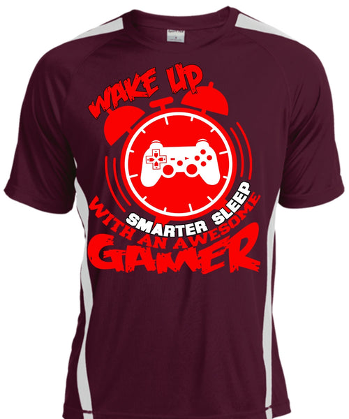 Awesome Gamer T Shirt, Wakeup Smarter Sleep T Shirt, Cool Shirt