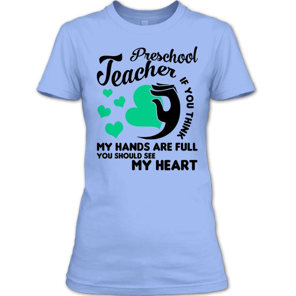 Preschool Teacher T Shirt, Teacher's Day Gift T Shirt