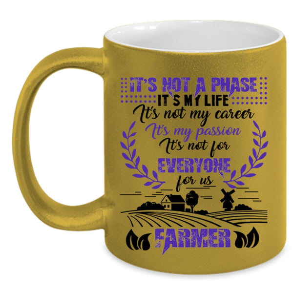Cute Gift For Farmer Coffee Mug, Farmers Accent Mug