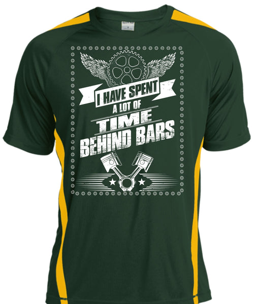 I Have Spent A Lot Of Time Behind Bars T Shirt, Being A Biker T Shirt, Cool Shirt