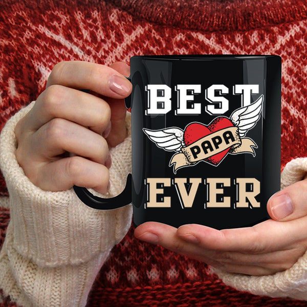 Best Papa Ever Coffee Mug, Awesome Gift For Papa Coffee Cup