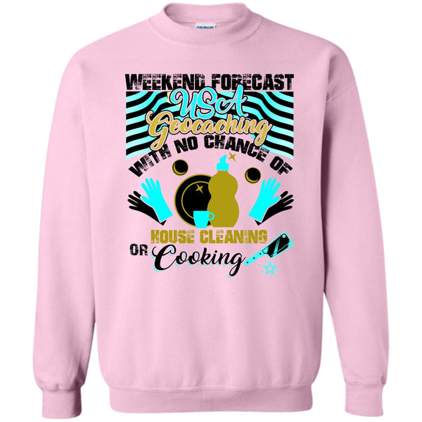 USA Geocaching T Shirt, Weekend Forecast USA Geocaching Sweatshirt