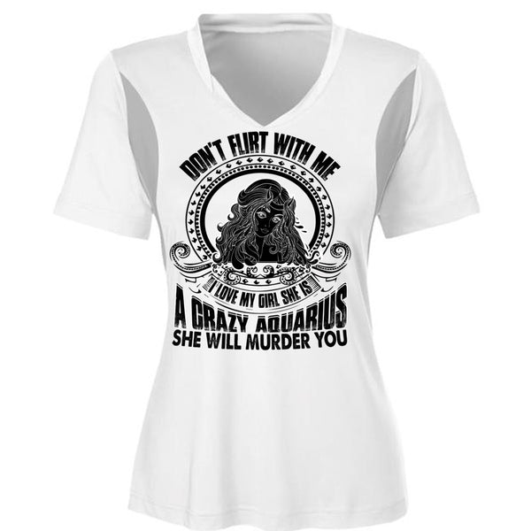 She Is A Crazy Aquarius T Shirt, I Love Aquarius T Shirt, Awesome T-Shirts