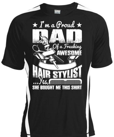 A black t-shirt with the shopify logo