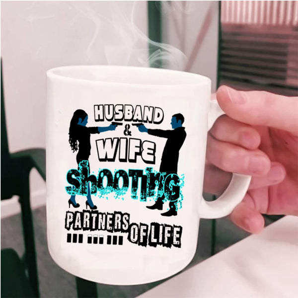 Shooting Partners Of Life Coffee Mug, Husband And Wife Cup
