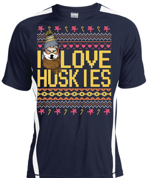 I Love Huskies T Shirt, This Girl Loves Christmas T Shirt, Cool Shirt