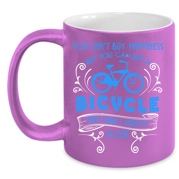 Bicycle Make Me Happy Coffee Mug, I Love Bicycle Coffee Cup