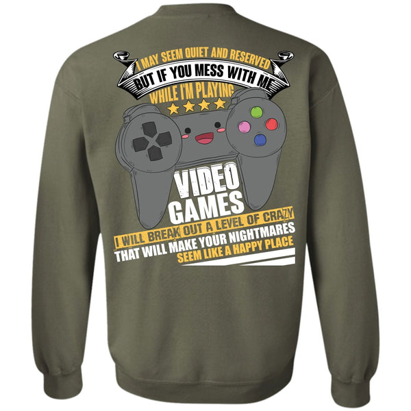 Like A Happy Place T Shirt, I Love Gaming Sweatshirt