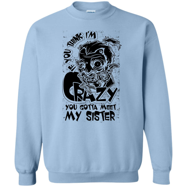 Coolest Sister T Shirt, If You Think I'm Crazy Sweatshirt