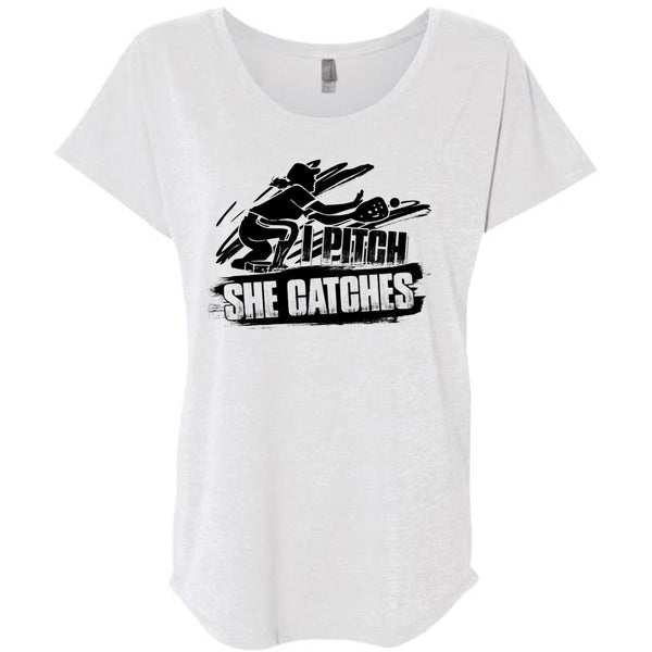 I Pitch She Catches T Shirt, I Love Softball T Shirt, Awesome T-Shirts