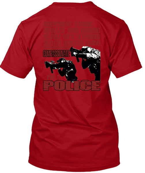 I'm A Police T Shirt, Motivated Hard Working T Shirt