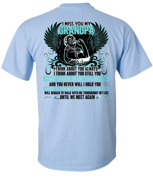 I Miss You My Grandpa T Shirt, I Love Grandpa T Shirt
