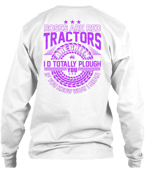 Roses Are Red Tractors T Shirt, I Love Tractor T Shirt